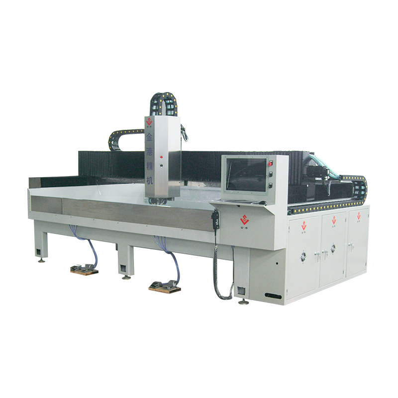Automatic Horizontal CNC Shaped Glass Edge Grinding Machine